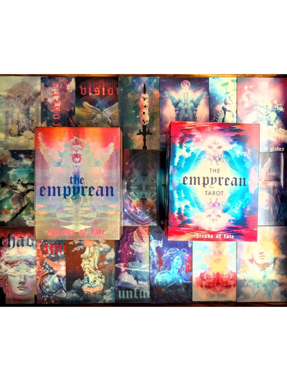 Empyrean Oracle & Empyrean Tarot 1st Ed Bundle OOP HTF Threads Of Fate Decks